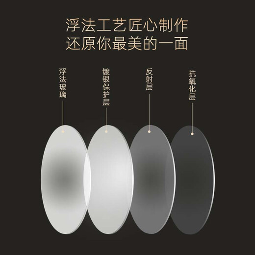 珍锦坊衣帽间全身穿衣镜子贴墙自粘家用壁挂式试衣镜挂墙入户玄关粘贴镜 经典黑 50*160【免打孔挂墙】