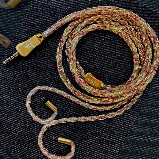 Line -Künstler Angel Kiss IE900 IE600 Kopfhörer ausgeglichene Linie MMCX -Schnittstelle 0.78 2Pin HD800S M9 Flaggschiff Modell Sterling Silber Gold Plattiert + Kupfer Earphone Upgraded Kabel Xielantu 2. Generation/Shuer 846 2,5 mm Balance Head