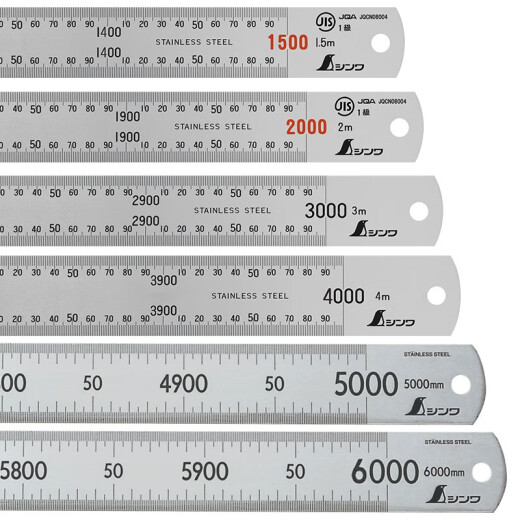 
Industrial grade original high-precision stainless steel ruler flat ruler ultra-long ruler 1.5m6m14052 14079 3m 1.5m-6m