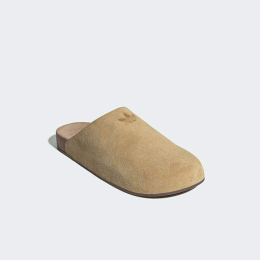 
adidas ADIMULE Comfortable Casual Slippers Mules for Men and Women New Adidas Official Triple Leaf Crocodile Light Gold/Resin Yellow 42