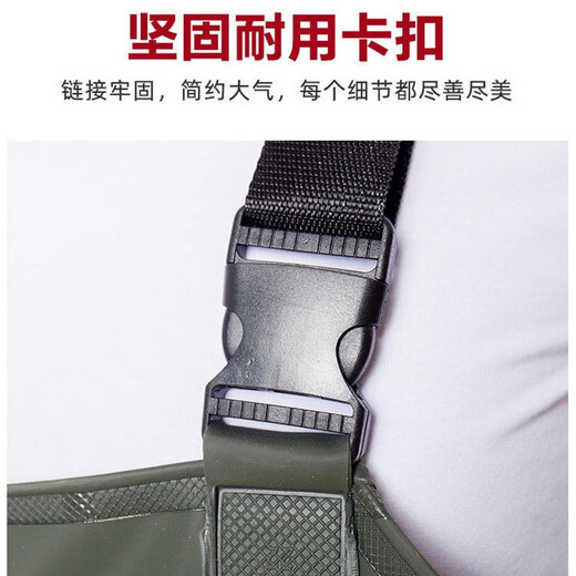 Hongshiyu waders, half-length waders, waterproof fish trousers, wading trousers, rain pants, one-piece full-body reservoir lower body men's fishing suit, 85 silk yellow three-in-one mesh half-length 42 (sports shoe size)