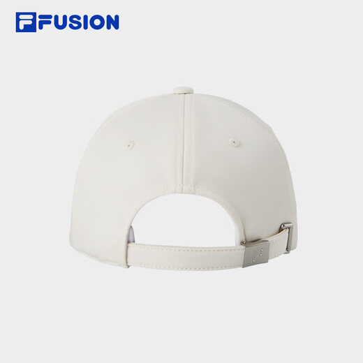FILA FUSION斐乐潮牌男士女士帽子棒球帽2025春运动帽休闲鸭舌帽 乳糖色-BG XS