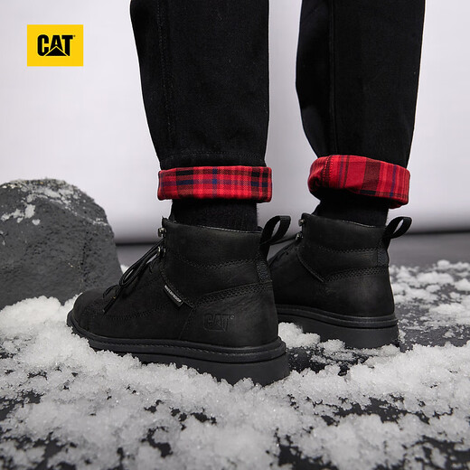 Cat Carter Martin Boots Working Boots Herren Boots Herrenschuhe Schuhe Herren im Freien wasserabweisende Stiefel schwarz 40