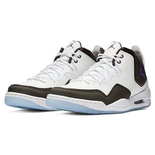 
Jordan men's casual shoes Jordan non-slip wear-resistant COURTSIDE 23 sports shoes AR1000-104 white and black 42.5