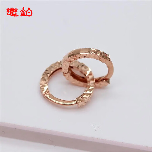 Quality 18k color gold plated earrings Kamathana 585 Russian purple gold personalized temperament baby's breath earrings baby's breath earrings (pair of rose gold)