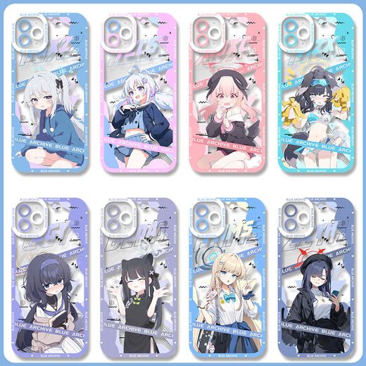 Azure Blue Archive Alice White Zi Mobile Case convient à la vivoiqooneo8 Huawei True Me Gtneo6se Redmi [angelic Eye Transparent Shell] C13662