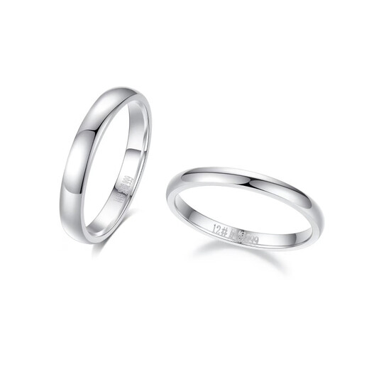 Pupan Silber Ring Frauen Persönlichkeit Heckring Nische Design Voller Silberkreis Paar Stil männlicher und weiblicher Paar Ring Kind 3n geschlossene Mund Nummer 723 Fotonotiz Nummer