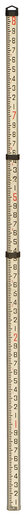 Johnson 2.4m aluminum measuring rod, engineering surveying professional grade, double scale mark