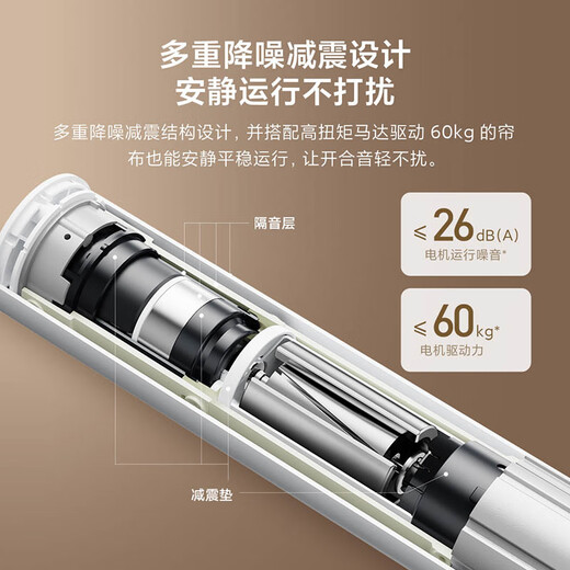 米家智能窗帘2 自动窗帘电机 电动窗帘 智能家居联动语音控制	