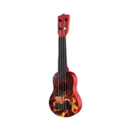OTHER Nezha is a gukulele can play guitar, magic child return children's toys guitar enlightenment music toys Shen Gongbao trumpet can play gukulele