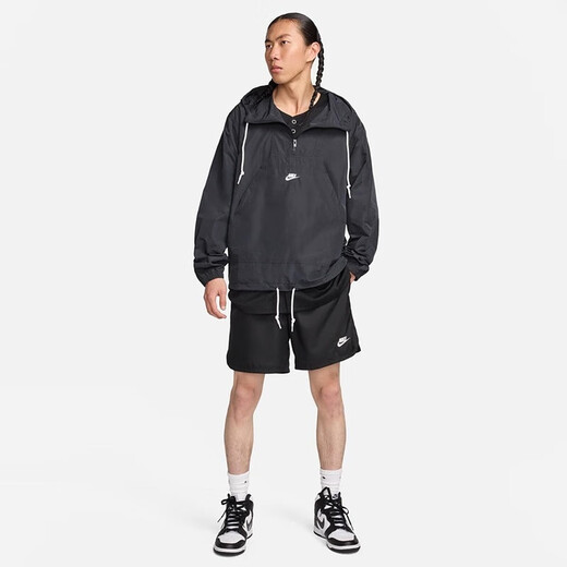 耐克（NIKE）2024夏男运动休闲运动休闲梭织夹克 FN3893-010 XL