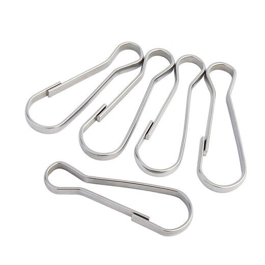 Jinchao clip hook buckle jewelry accessories curtain buckle pig gall buckle key chain connecting buckle chain hanging buckle 20mm (20 pieces) 304