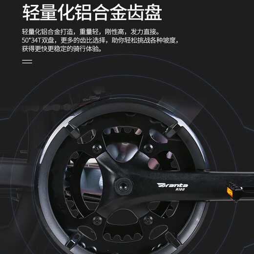 喜德盛（xds）【门店提车】公路自行车RT280超轻铝合金车架14速禧玛诺变速 太空灰/黑 700C*440