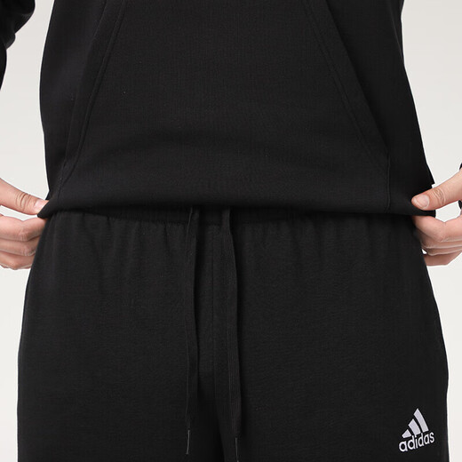 
Adidas men's pants trousers 2025 summer new sports pants stretch comfortable breathable casual pants trousers single-layer pants GK9273/loose straight/classic logo L