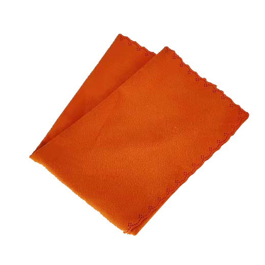 Shanbei Musical Instrument Cleaning Bus Saxophone Clarinet Wiping Cloth Erhu Violin Wiping Cloth Red Orange Musical Instrument Special Cleaning Cloth [Photo two free