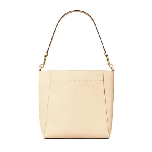 托里.伯奇（TORY BURCH）MCGRAW系列大号水桶包 汤丽柏琦女士手提包单肩包 时尚女包 奶酪白 73338 724