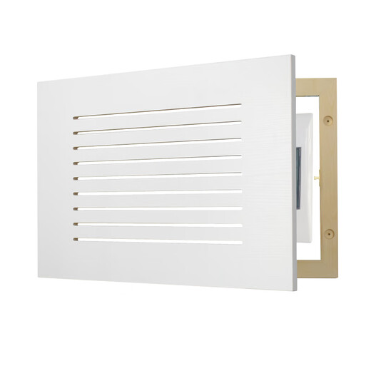 Weak current box multimedia network decoration blocking hanging picture network cable Nordic style creative meter box without punching wooden 40x60cm horizontal style suitable for 31x51cm solid wood color