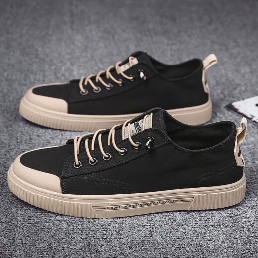 Nuevos zapatos de lienzo bajo, zapatos para hombres transpirables zapatos de moda de primavera y otoño zapatos versátiles de tablero de moda zapatos casuales coreanos naranja 42 [tamaño de zapato de cuero estándar]