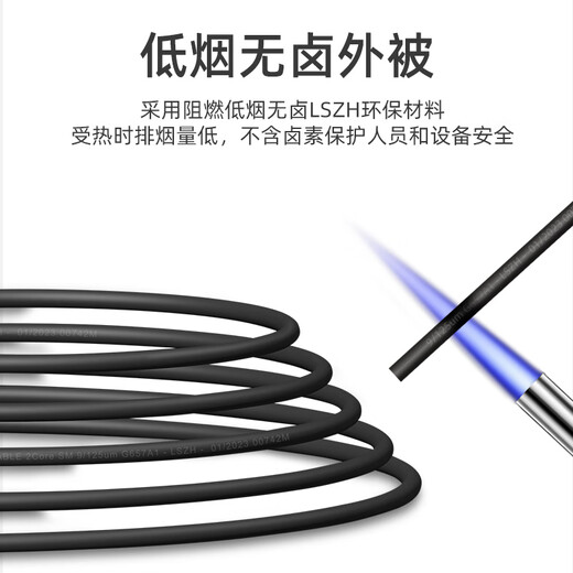 
Youpuguang Telecom-grade outdoor field fiber jumper Single-mode four-core lc-sc-fc-st optical cable branch armored outdoor base station communication waterproof sun protection tail cable Field single-mode four-core LC-SC 20 meters