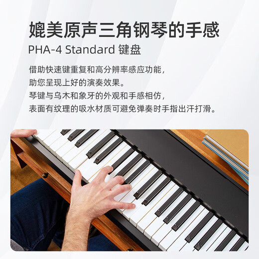 罗兰（Roland）电钢琴FP-18重锤键盘88键成人考级FP30X便携式儿童初学入门电钢琴 FP-30X黑色琴体（单踏板）