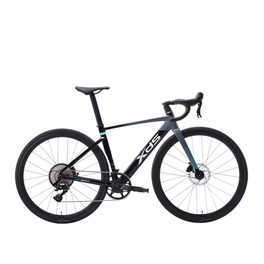 Xidesheng Road Bike 2025 AD350 Cycling Sports Adolescentes Adolescentes para adultos Medidor de transmisión de velocidad de la velocidad Pigón de bicicleta Gray 12 Velocidad 510 mm