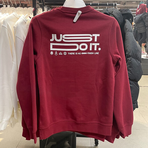 耐克（NIKE）卫衣外套男装2025春秋季新款运动服加绒保暖本命年套头衫IB5567 IB5567-677红色新年款加绒 XL