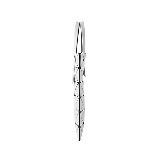 Issey Miyake Neues Produkt für Männer/Frauen neutraler Stil glänzend/mattes Sechs-Grid-Schulter-Tasche Einkaufstasche Männerbeutel Frauenbeutel BB46 AG683 11 Hellgrau