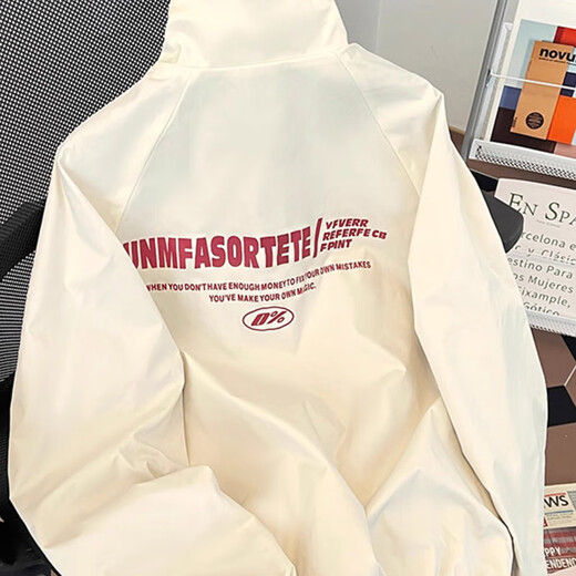 FNAADOOG (FNAADOOG) Spring and Autumn New Style Reversible Jacket Men's Handsome Trendy Brand High-end Hong Kong Style Japanese Casual Jacket Black Reverse Apricot L Recommended 120Jin Jin is equal to 0.5kg -135Jin Jin is equal to 0.5kg