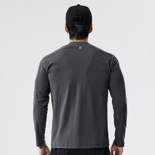 Lutielang Stand Collar Cardigan Long Sleeve Sports Jacket Men's Autumn and Winter Running and Cycling Suit Windproof Stand Collar Jacket White S