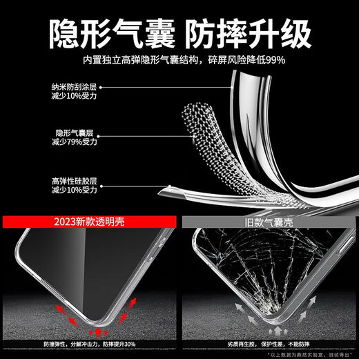 华为（HUAWEI）原装华为mate30手机壳mate30Pro硅胶高清透明简约 全包镜头高清冰透壳 1个装 华为Mate30