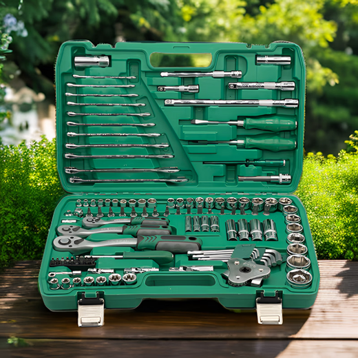 DIONO Auto Repair 121-piece Auto Repair Tool Set Car Repair Set Socket Wrench Combination Tool Maintenance Tool Main Image