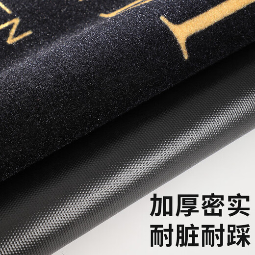 Shannixiu elevator carpet car mat wear-resistant, non-slip, water-absorbent and soil-rubbing foot mats, commercial home LOGO customization