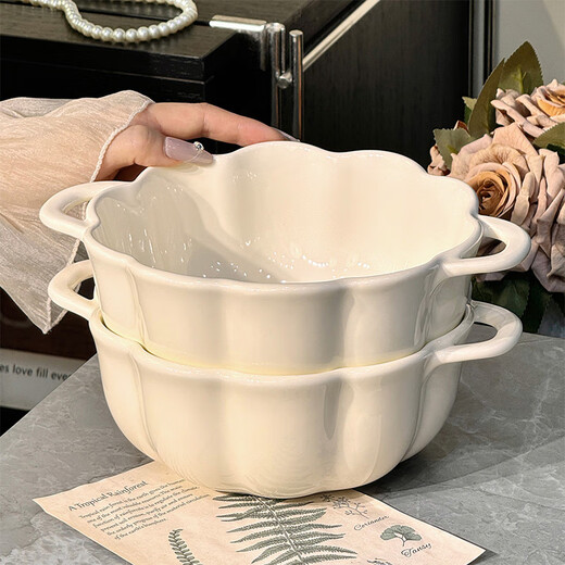 Danubio Mengqipai Tazón de alto valor Cerámica del hogar Tazón de arroz con tazón doble Tazón de crema Platos platos platos platos platos tazón de mesa con pañales 12.5 pulgadas plato de pescado 2 1392 bordes de oro