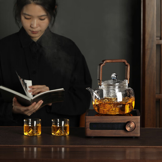 Shangyanfang glass teapot thickened high temperature resistant single teapot household large capacity electric ceramic stove special kettle