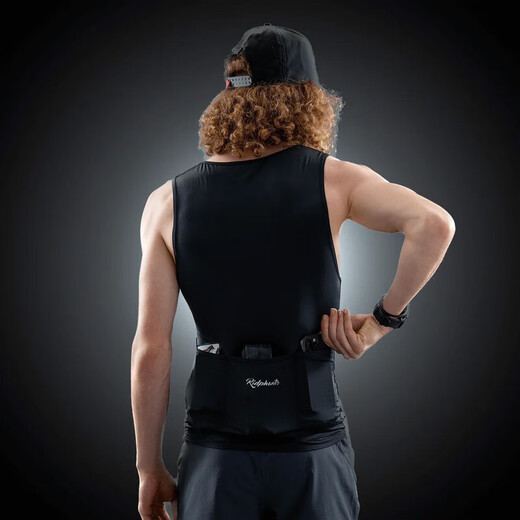 Ridphants black cycling jersey sweatshirt with pockets sweat-absorbent vest underwear men's road bike base layer long short sleeves upgraded white sweatshirt vest (with pockets) XXL