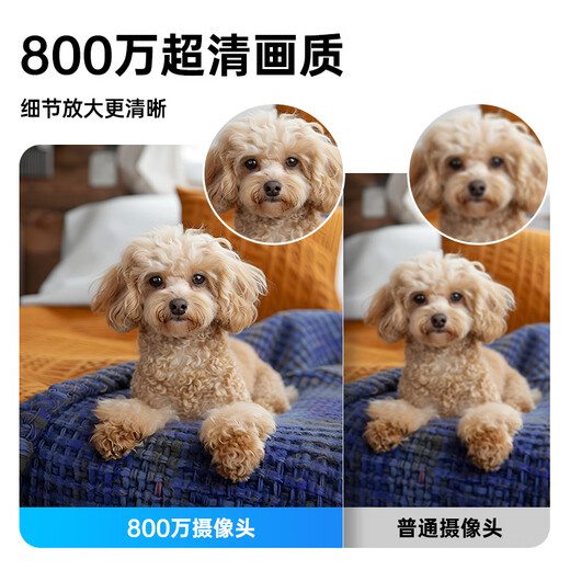 Lecheng surveillance camera home wireless TA3R-pro HD 8 million dual-band wifi supports 5G mobile phone remote monitoring 360 degrees without blind spots family baby monitor dual-band WiFi 8 million pixels standard +128G memory card