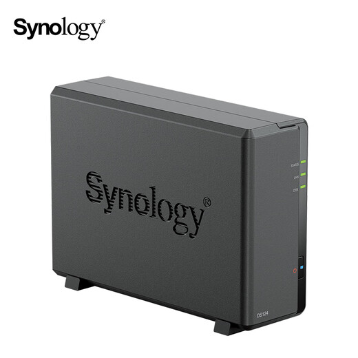 群晖（Synology）DS124NAS搭配1块6TB群晖HAT3300硬盘套装