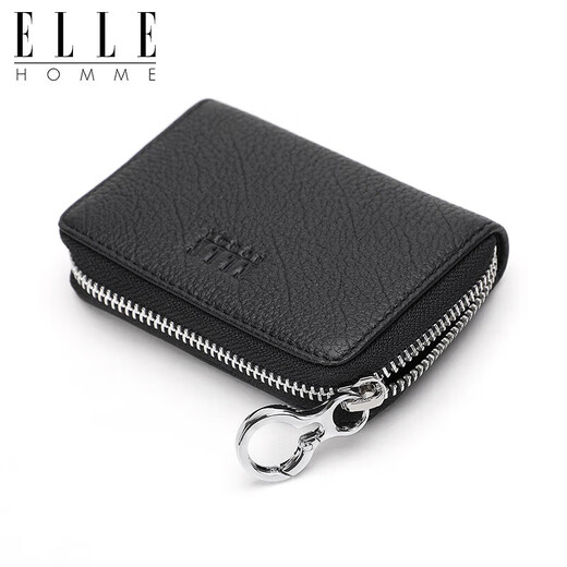 Elle Homme Herren-Kartenbeutel Multi-Card Anti-Diebstahl-Bankkartenkoffer Top-Layer Cowide mit großer Kapazität Organ Herren-Kartenbeutel ED288703340 Schwarz