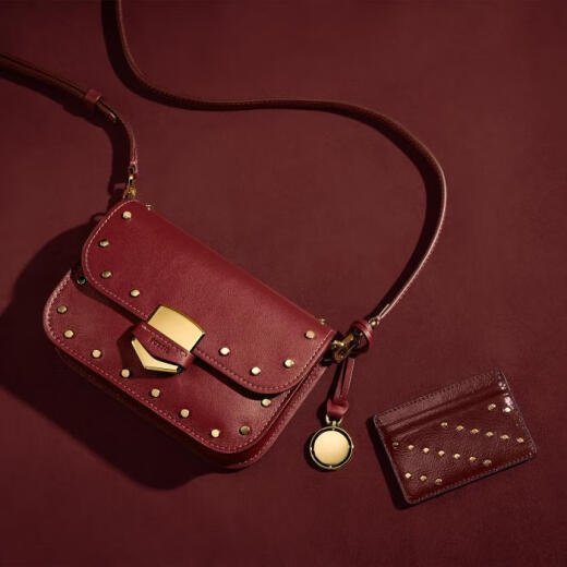 Fossil/化石Steven女士卡包小巧时尚便携手拿包奢侈品潮牌SL10026631 Red Mah0gany os