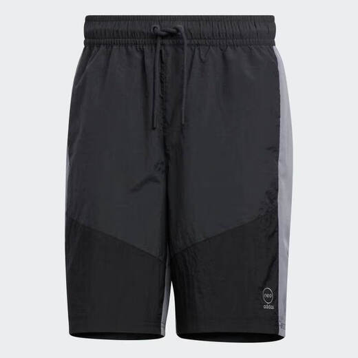 ADIDASNeo短裤男裤夏季新款户外健身训练五分裤休闲透气沙滩裤跑步短裤 碳黑IP3883 M