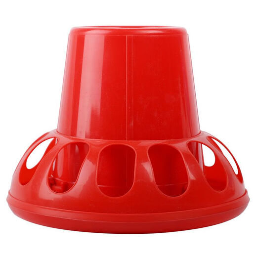 Vulgare chick brooding anti-spreading bucket box automatic feeding leakage automatic chicken feeding artifact pigeon feeding bucket racing pigeon quail 13-bit anti-sprinkling bucket large round 10 pcs