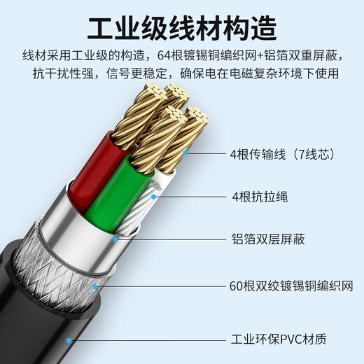 
Dite USB to RS232 dual serial port connection cable DB9-pin male nut RS232 one-to-two COM port converter industrial grade adapter DT-5024A (2ND)