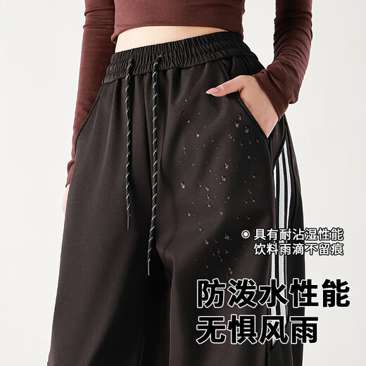 Free style velvet overalls for women in autumn new 2025 windproof and waterproof mountaineering pants wide-leg casual sports assault pants