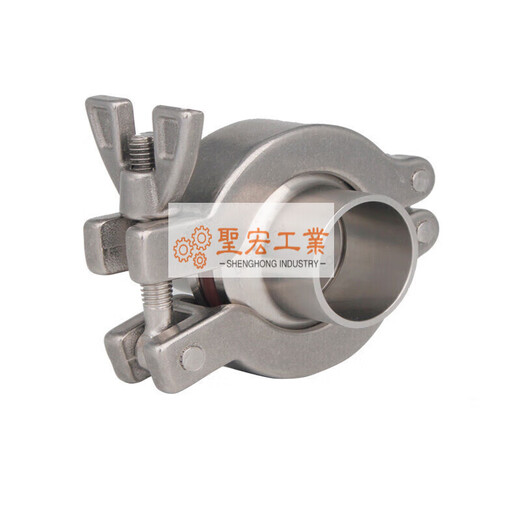 304 stainless steel vacuum welding quick connector set quick clamp snap-on end pipe fittings kf16 kf25 KF50/chuck 75 L=50 set