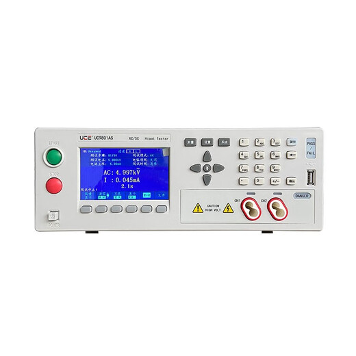 XMSJ定制UC8001C/9908S交直流耐压绝缘电阻多通道高压机安规测试仪5KV UC9901单路交直流耐压仪