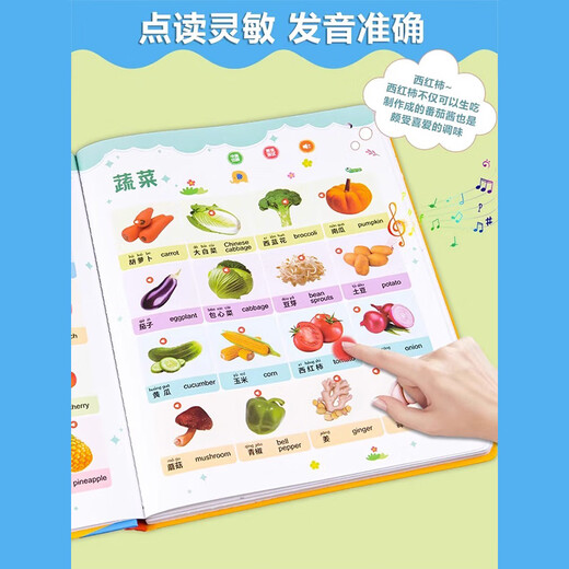 Éducation précoce des enfants 036 Puzzle de charge chinois et anglais Livres électroniques Point de reconnaissance Point de lecture Machine d'apprentissage bébé pinyin audio livres 1