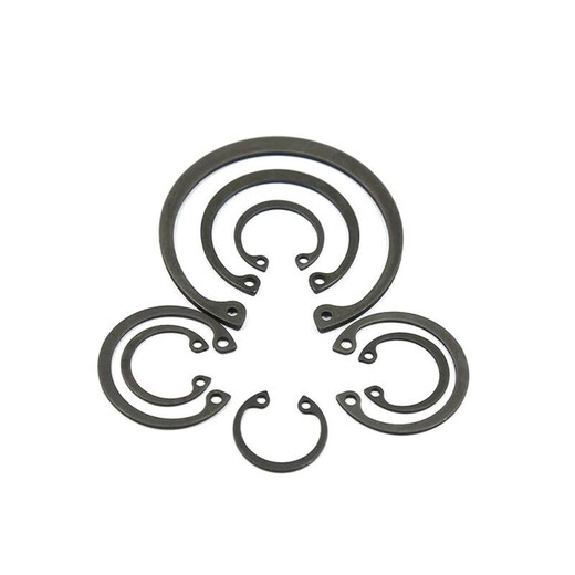 65锰DIN472加厚德标孔卡内卡孔用弹性挡圈C型卡簧卡环3-250 83*2.5(20只)