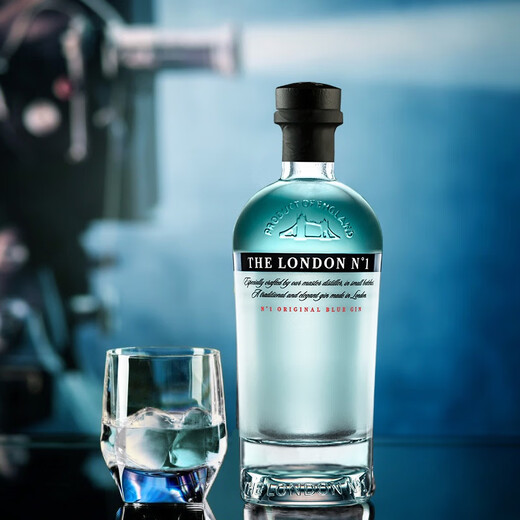 伦敦一号（The London Nº1）【原瓶进口】英国淡蓝色伦敦金酒杜松子酒洋酒马天尼调酒基酒 伦敦一号金酒 700mL 1瓶