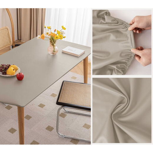 Rangqian customized all-inclusive tablecloth waterproof and oil-proof no-wash dining tablecloth coffee table fabric table cover table cover desk pad table cover-orange Customized contact customer service to confirm the price