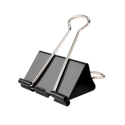 
1 long tail clip 9mm dovetail clip small ferrous metal iron clip paper ticket clip information fish tail clip bill document clip office supplies 40 pieces/tube 3883